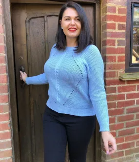 Blue Diamond Cable Jumper