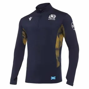 2020-2021 Scotland Half Zip Performance Softshell (Navy)