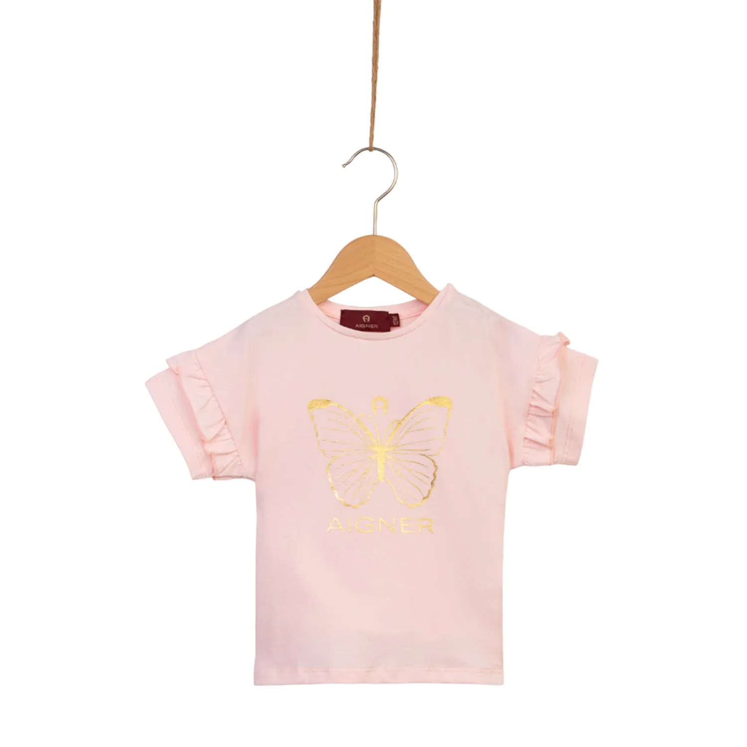 Aigner Kids Baby Girl's Pink Butterfly T-Shirt