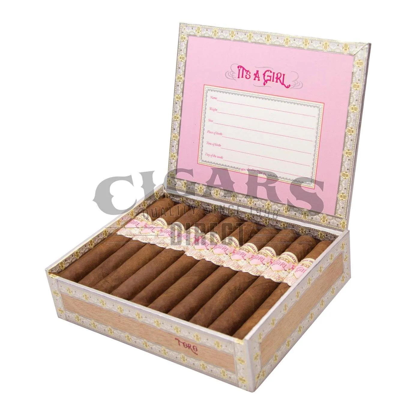 Alec Bradley its a girl Pink Box