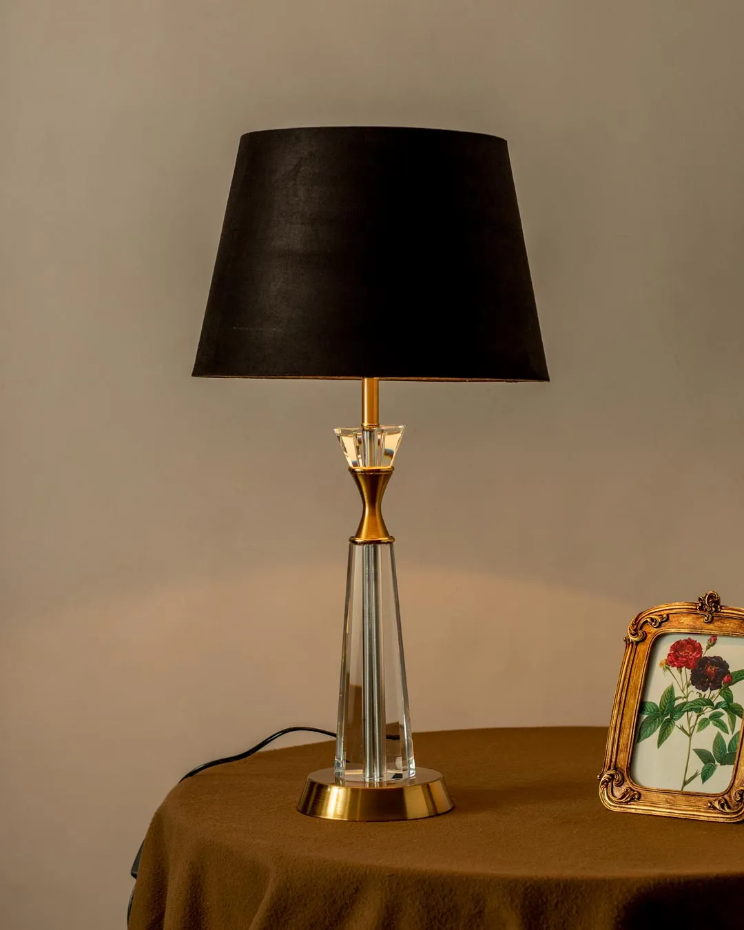 American Crystal Table Lamp