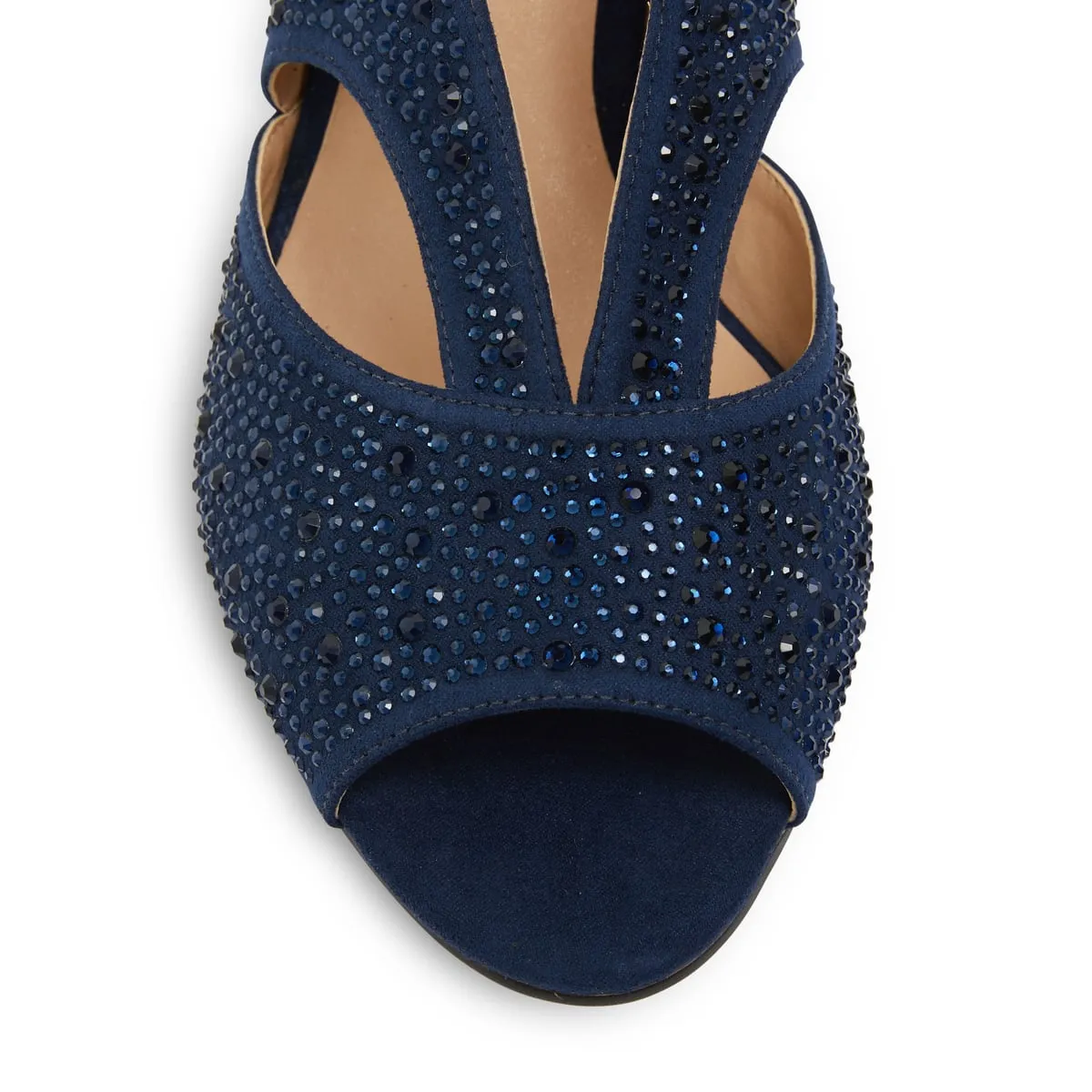 Angie Heel in Navy Sparkle