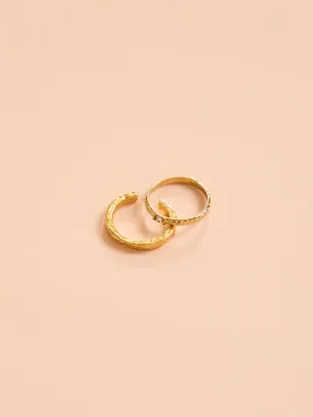 Arms of Eve Lola Ring Stack in Gold