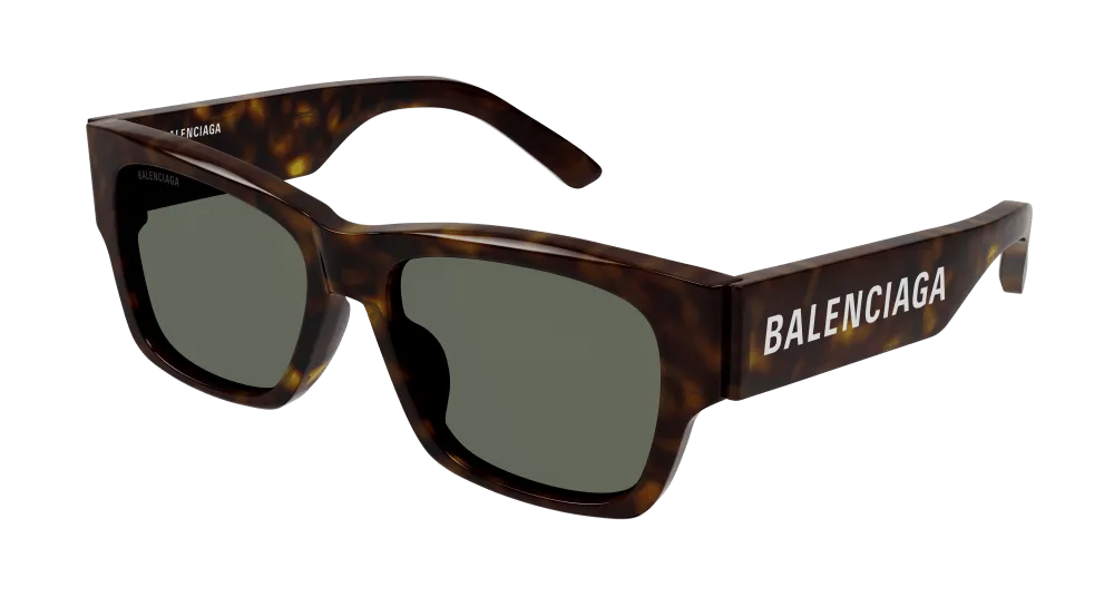 Balenciaga Sunglass Unisex Havana Green BB0262SA-002