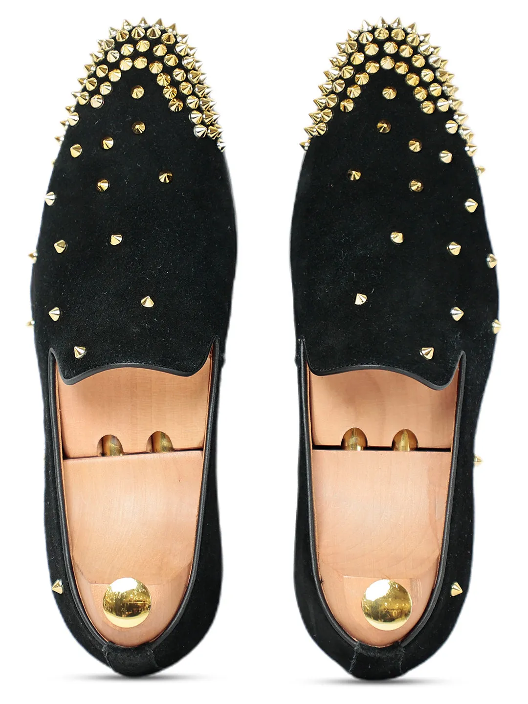 Batista Suede Studded Slip On Black