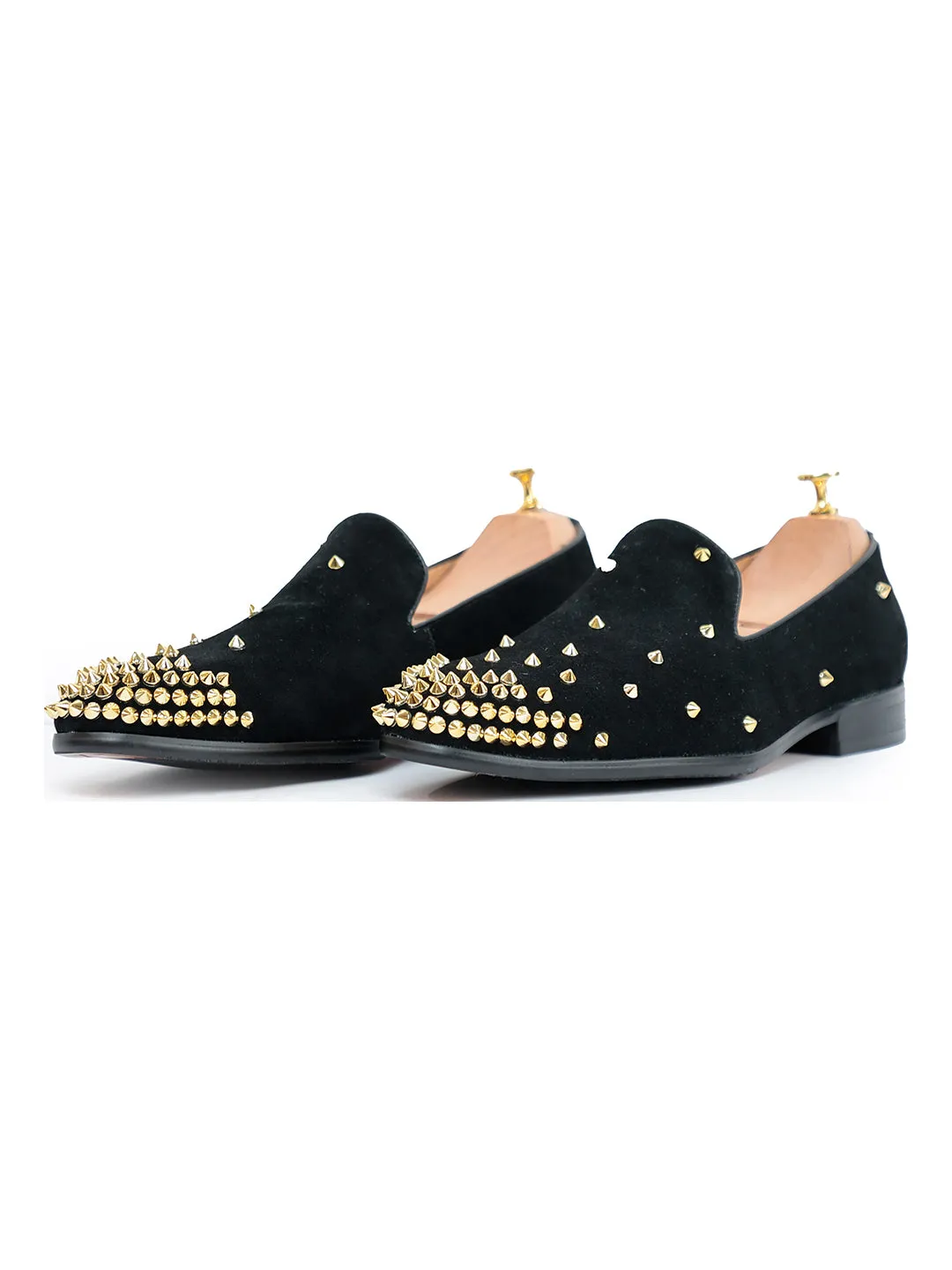 Batista Suede Studded Slip On Black