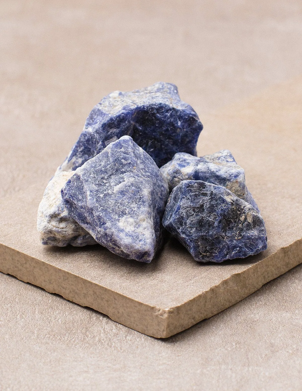 Blue Sodalite Crystal Bath Stones