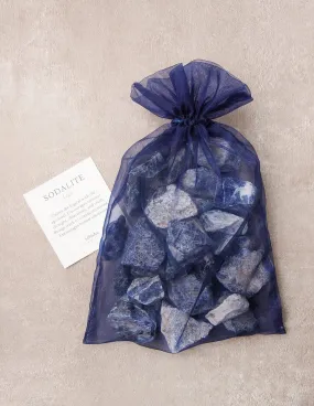 Blue Sodalite Crystal Bath Stones