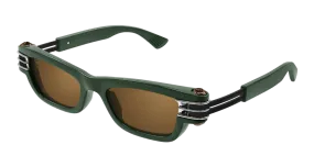 Bottega Veneta Sunglass Unisex Green Black Copper BV1308S-003