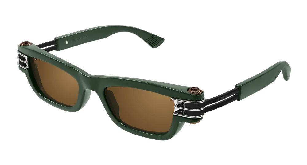 Bottega Veneta Sunglass Unisex Green Black Copper BV1308S-003