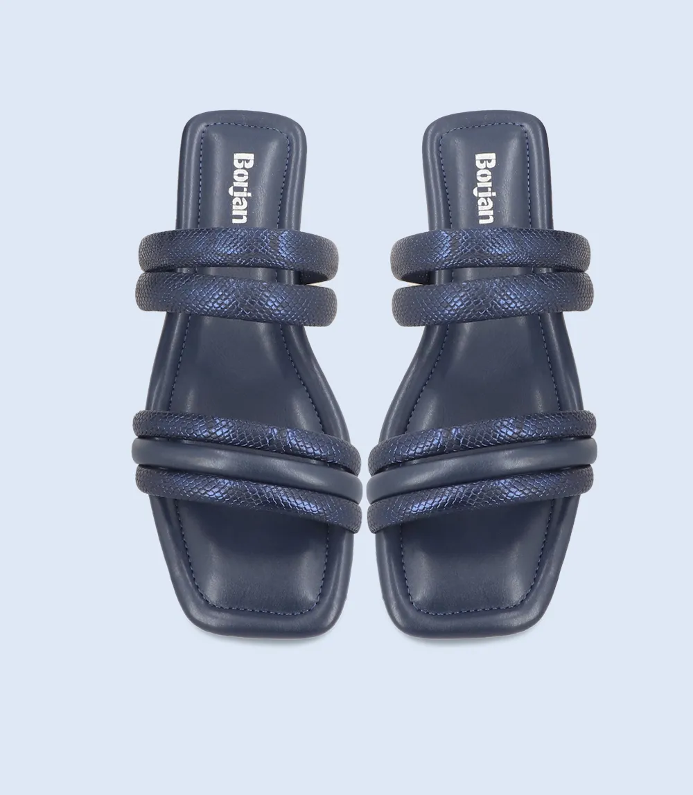 BW10008-NAVY-Women Slipper