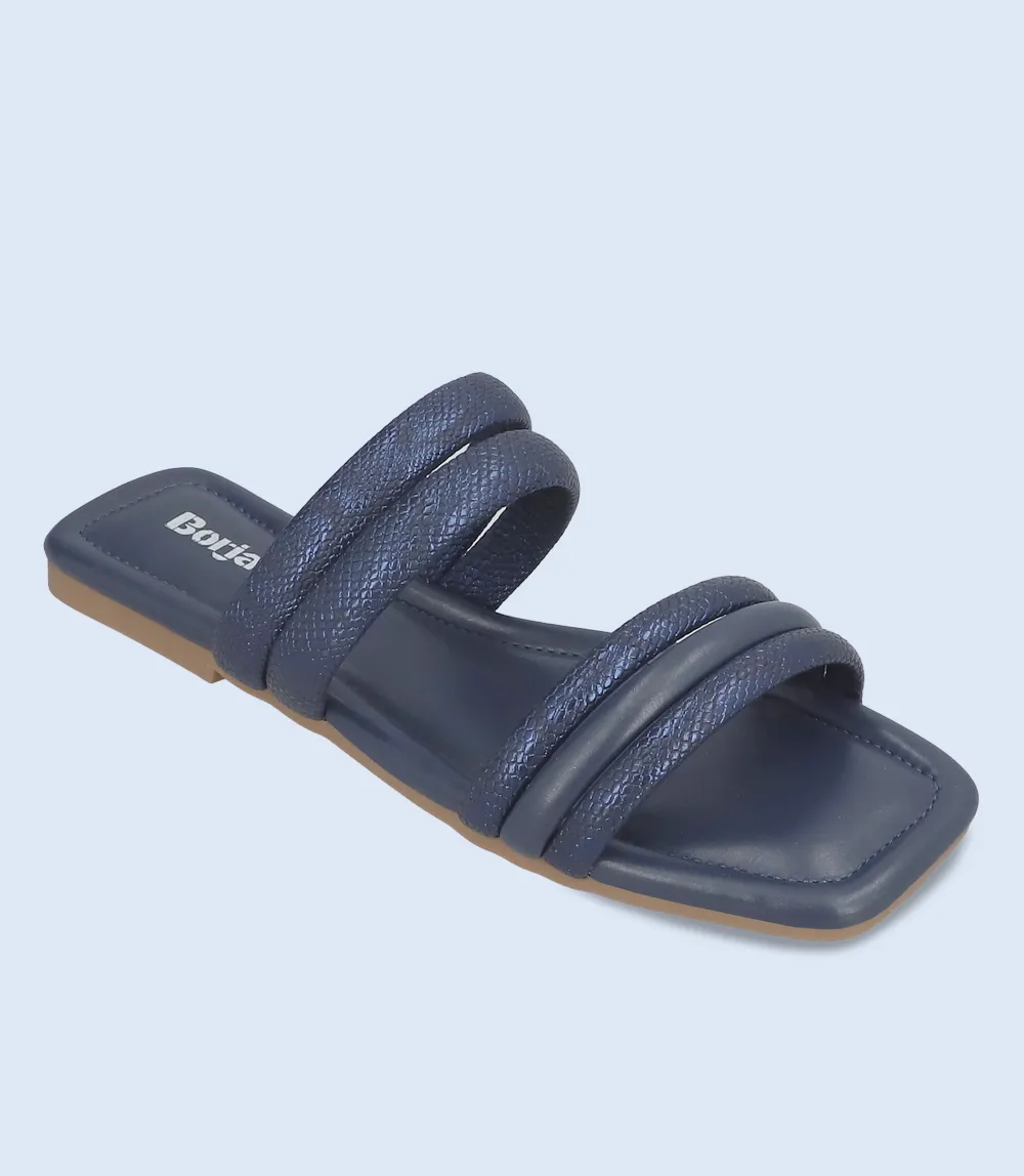 BW10008-NAVY-Women Slipper