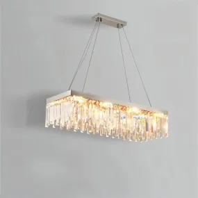 Chris Crystal Linear Chandelier