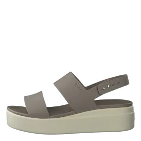 Crocs Brooklyn Low Wedge W Mushroom/stucco