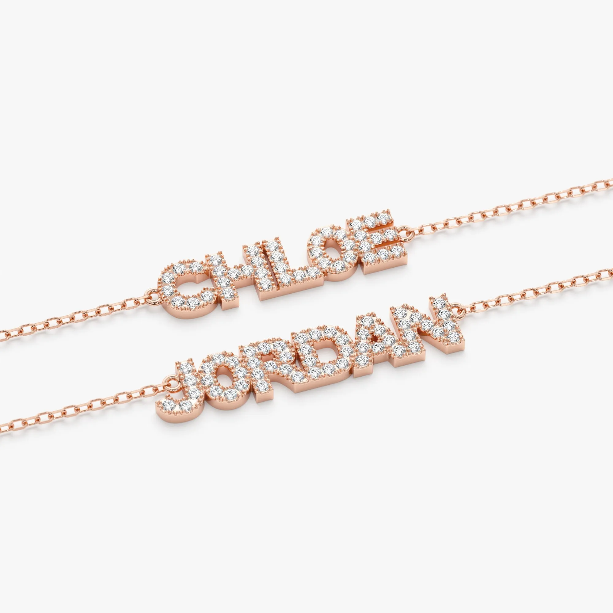 Custom Name Diamond Bracelet, Shonda