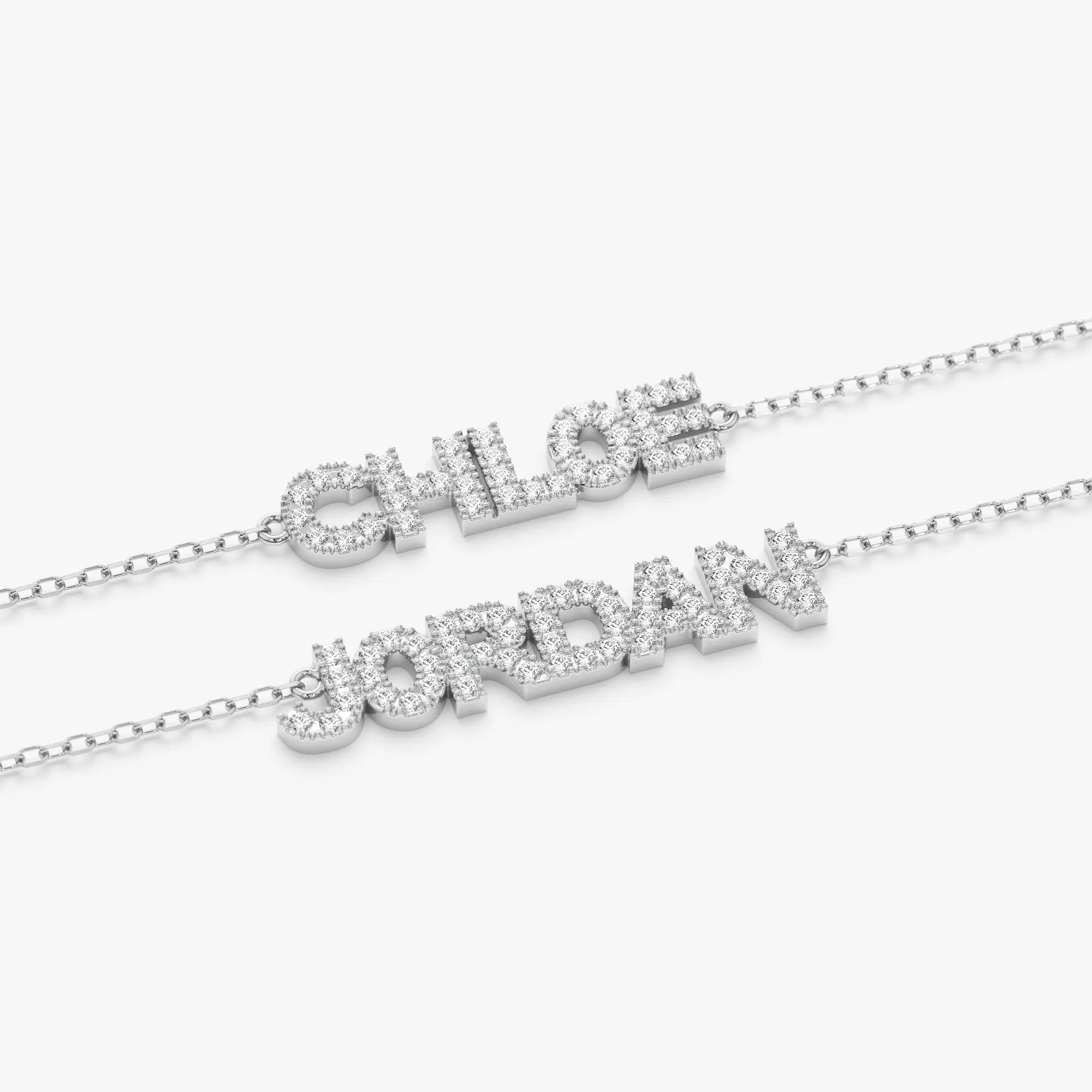 Custom Name Diamond Bracelet, Shonda