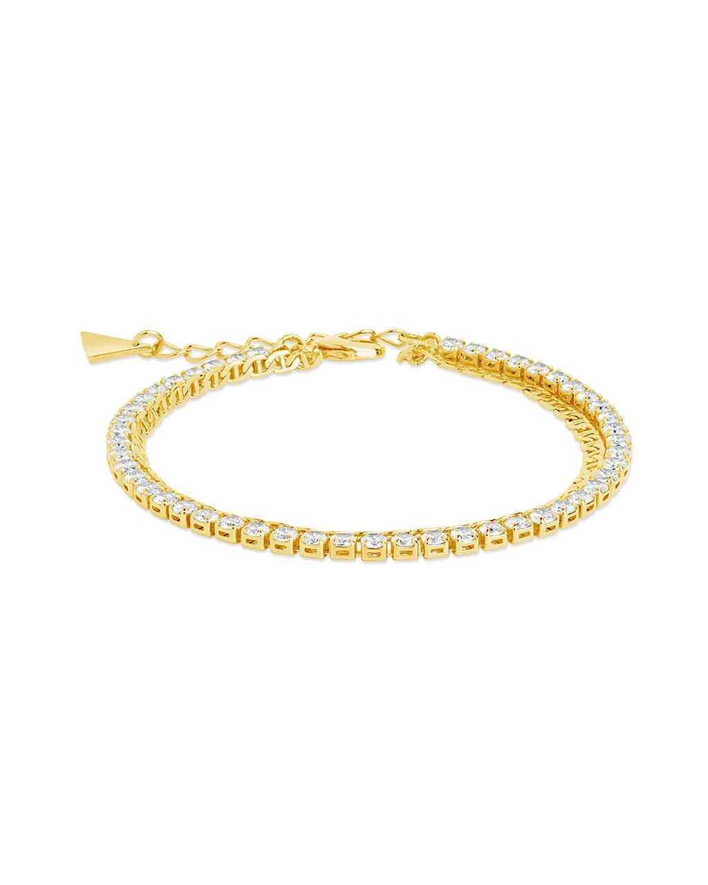 Delicate Chain & CZ Bracelet