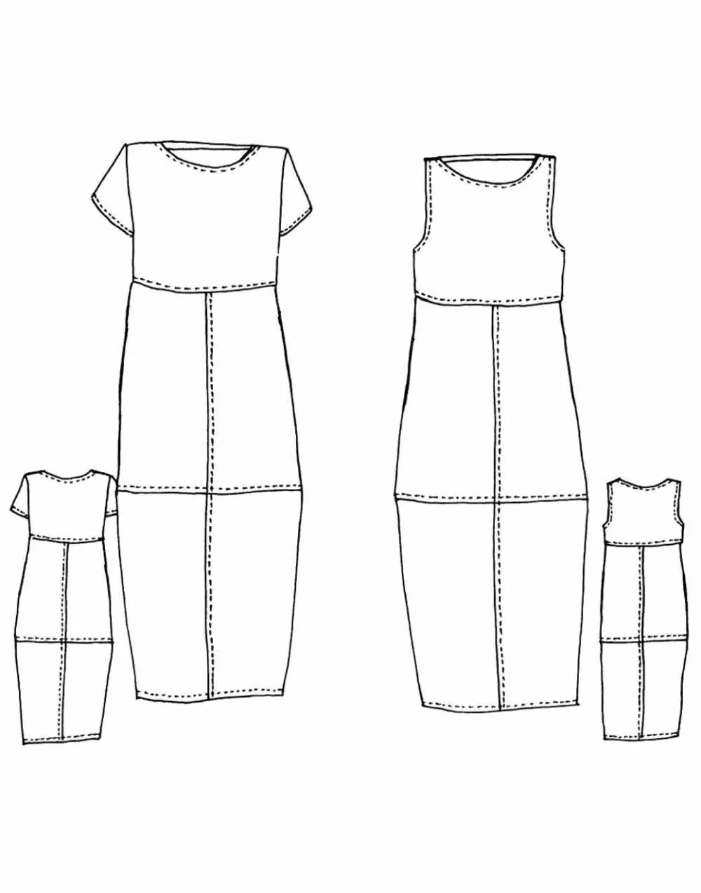 Eva Dress Sewing Pattern, Tessuti