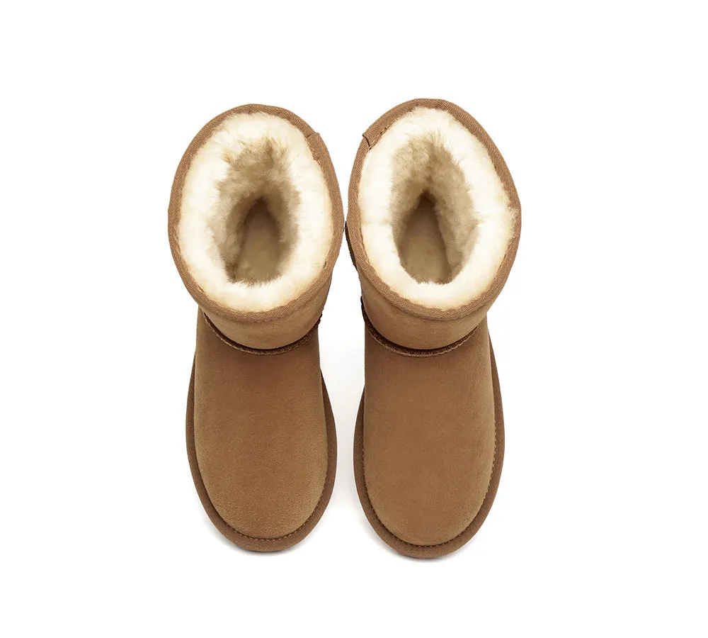 EVERAU® UGG Boots Premium Australian Sheepskin Wool Short Classic