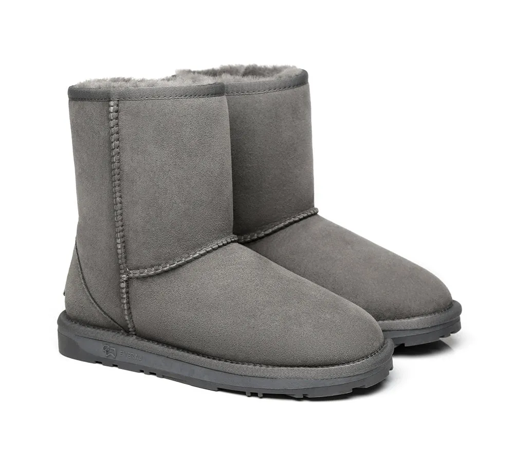 EVERAU® UGG Boots Premium Australian Sheepskin Wool Short Classic