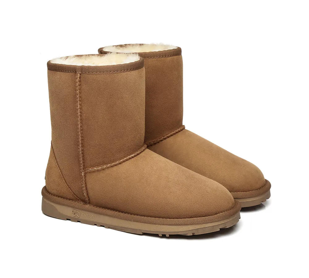 EVERAU® UGG Boots Premium Australian Sheepskin Wool Short Classic