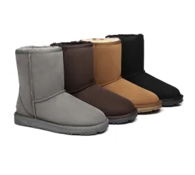 EVERAU® UGG Boots Premium Australian Sheepskin Wool Short Classic