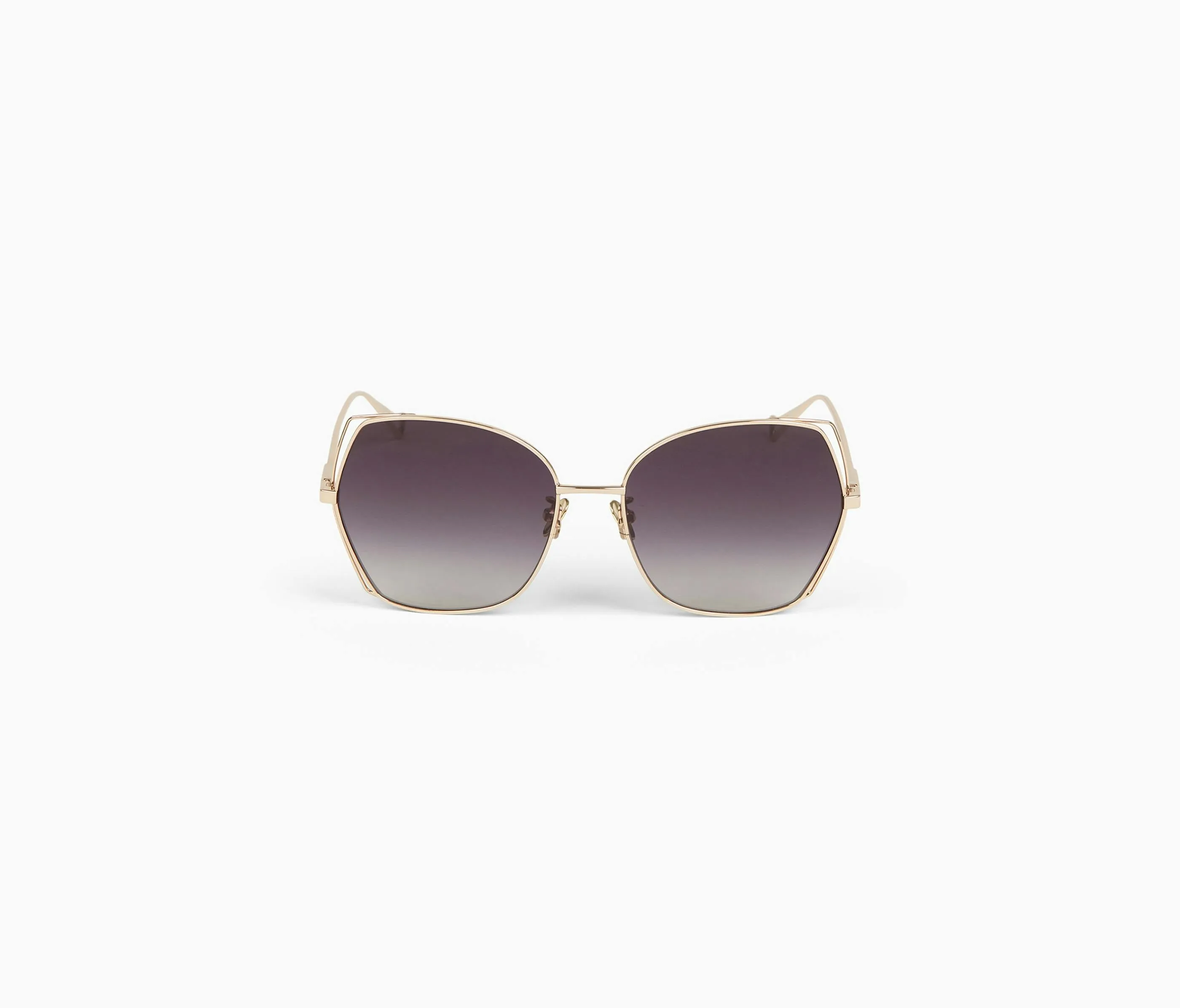 Geometric Sunglasses in Metal