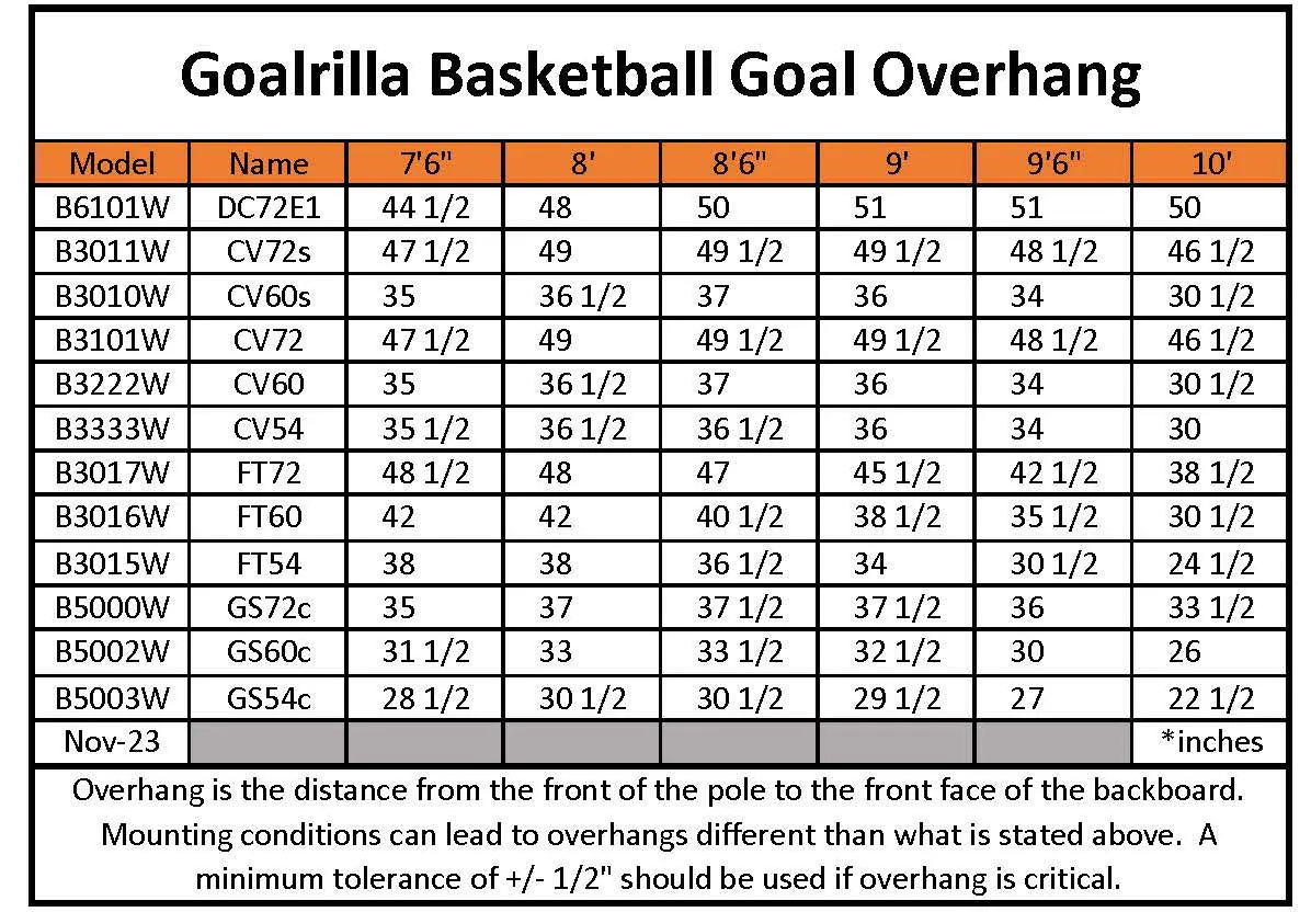 Goalrilla GS54c Goal & Install Bundle (Includes Delivery & Installation)