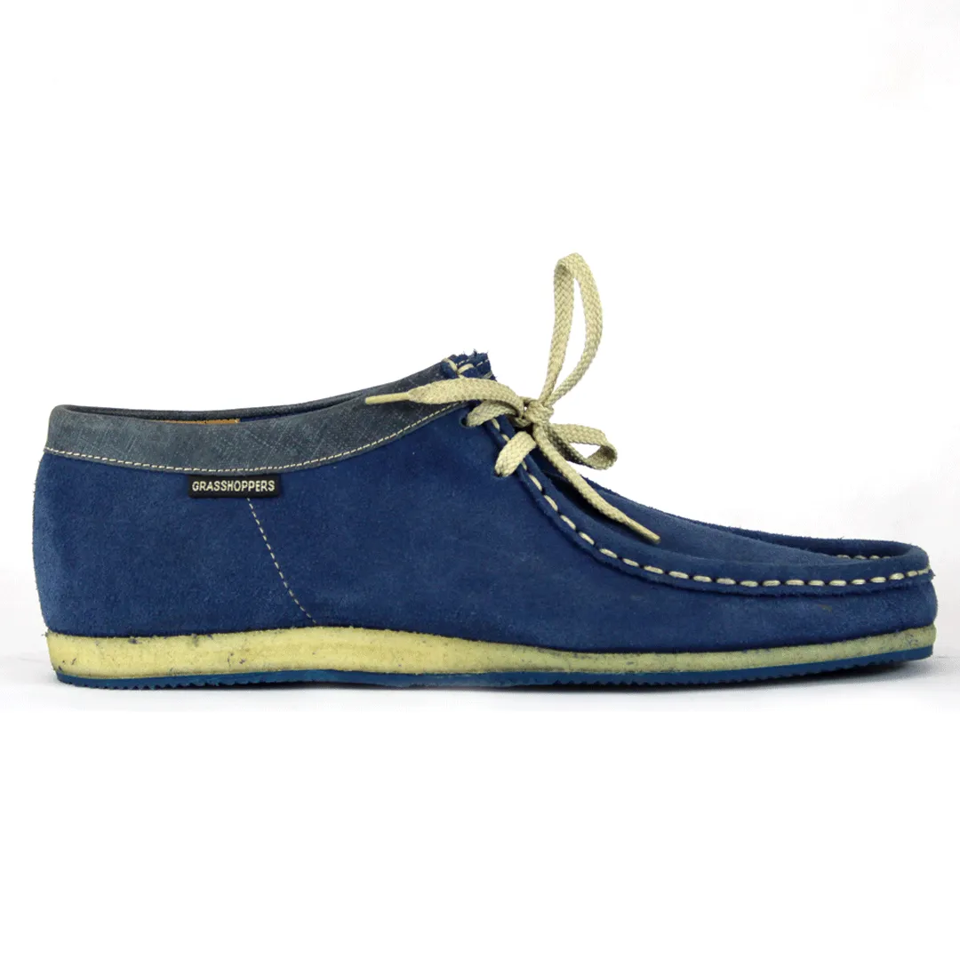 Grasshopper Suede Ocean/Navy Denim