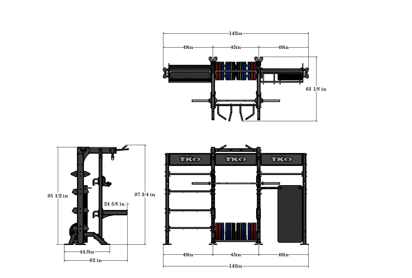 Half Rack W/Dual Storage