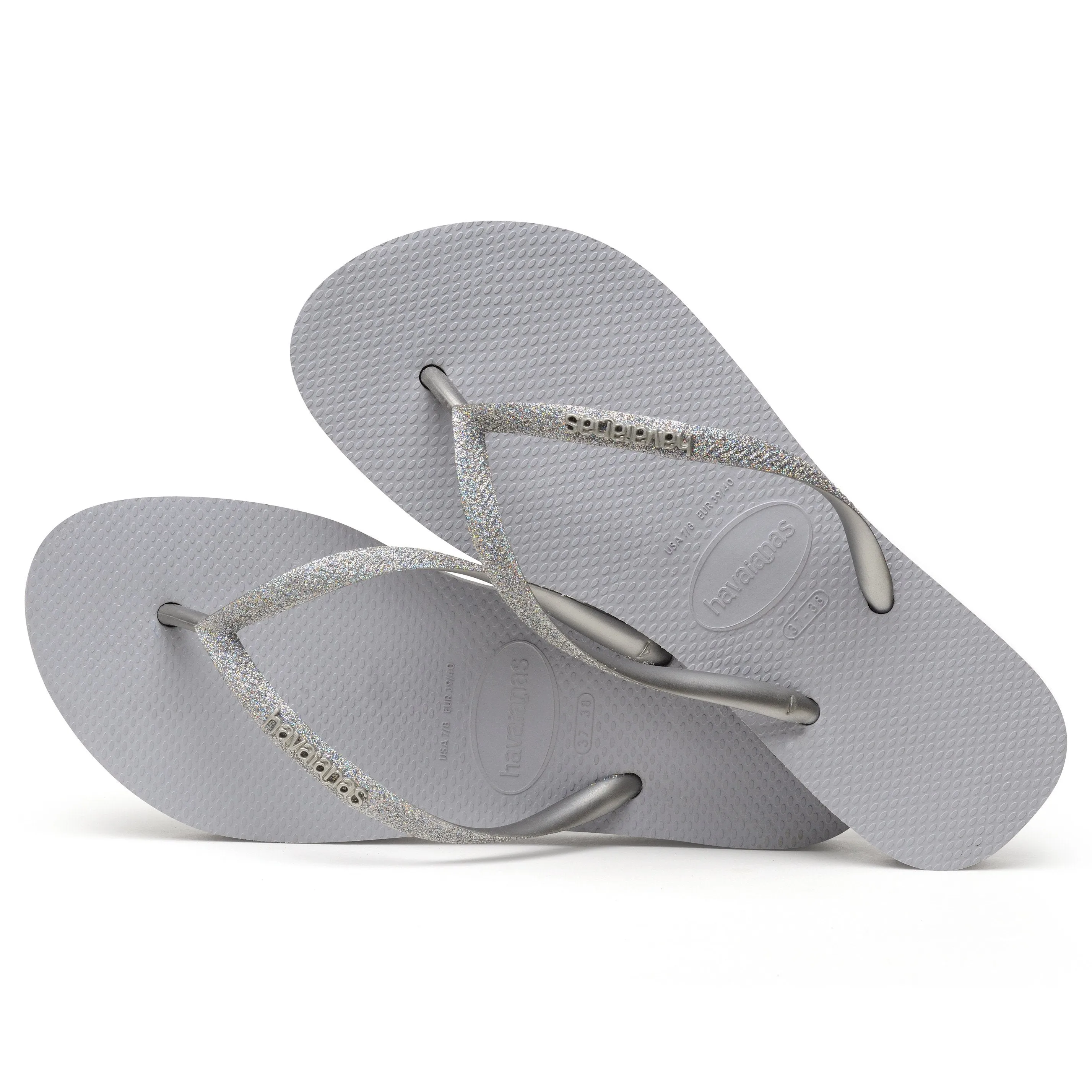 HAVAIANAS SLIM FLATFORM GLITTER