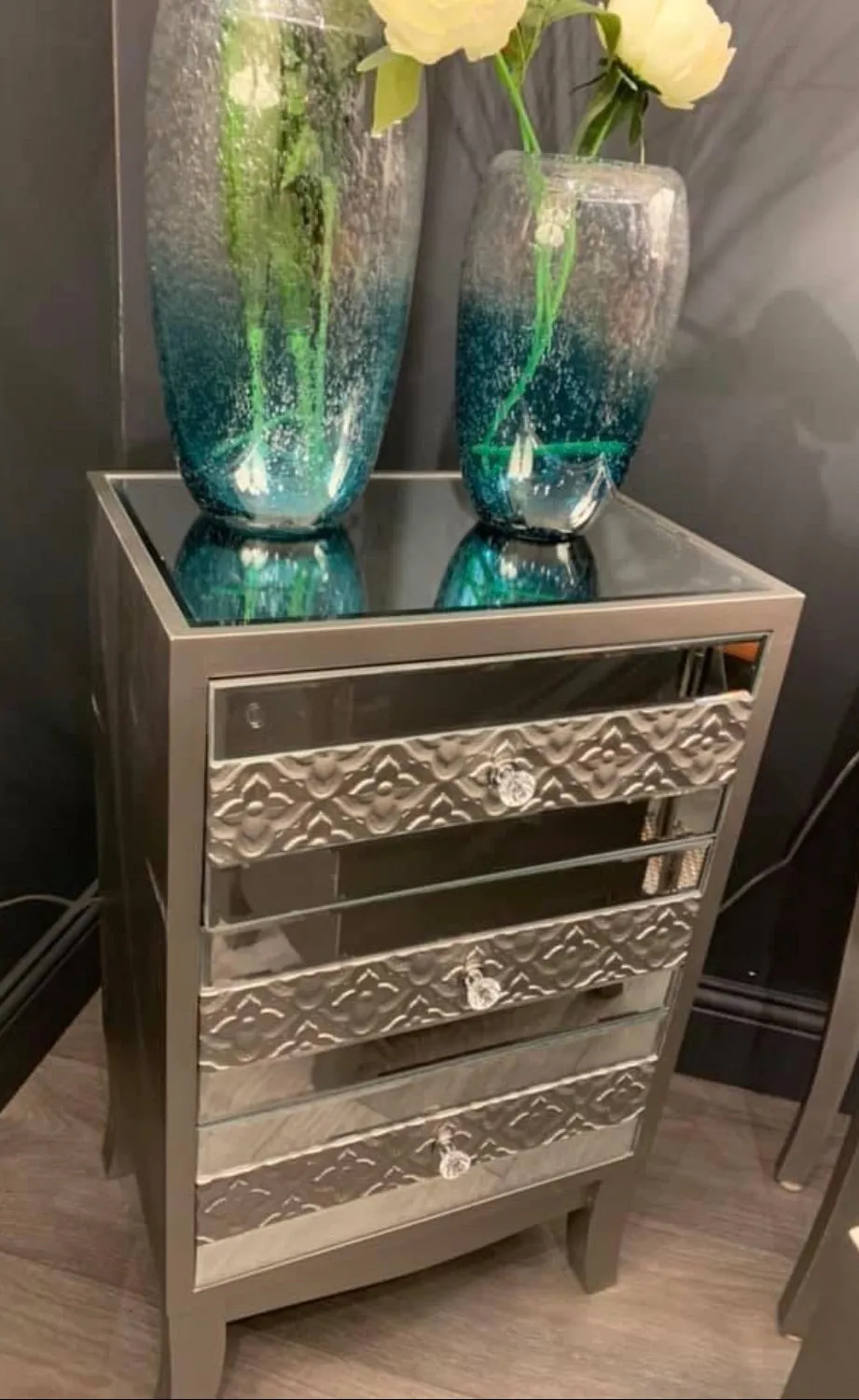 Jason  mirrored bedside cabinet LAST ONE  reduced for collection