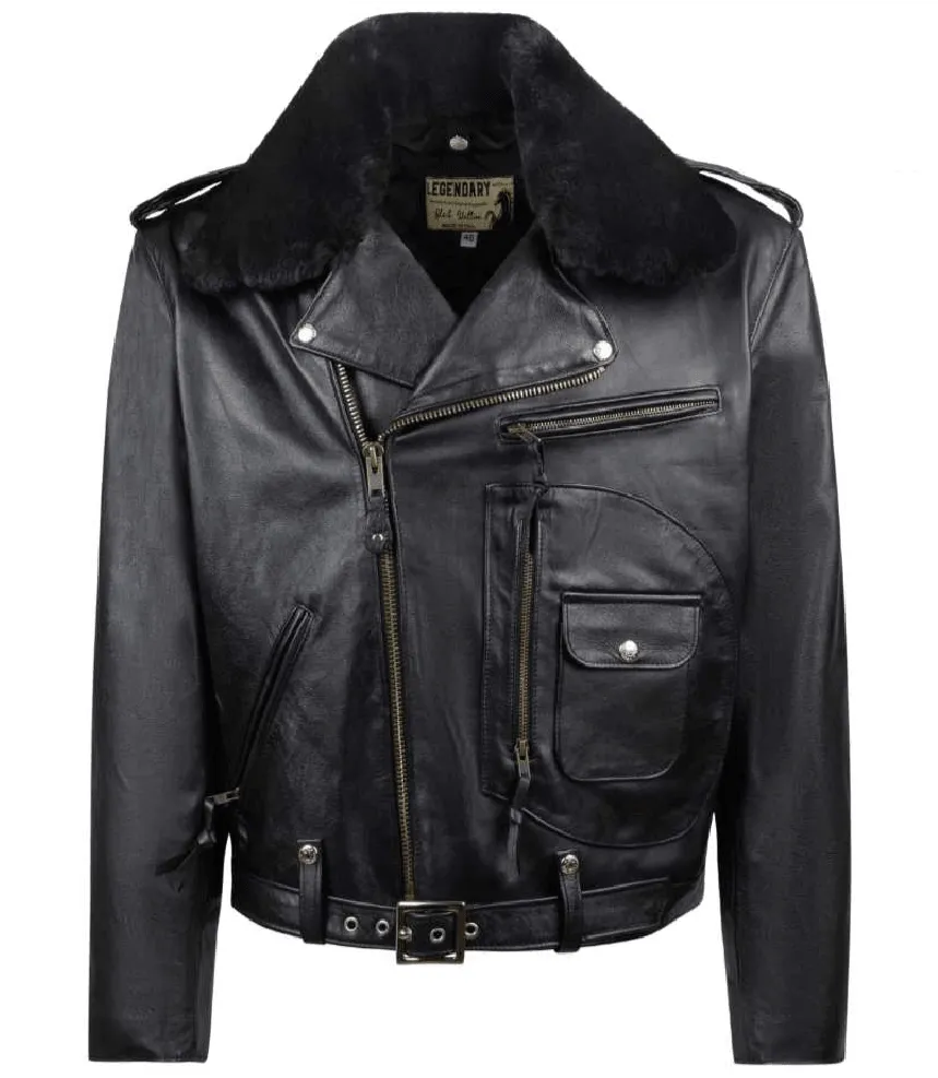 Legendary Black Stallion Horsehide Motorcycle Jacket - Anniversary Edition