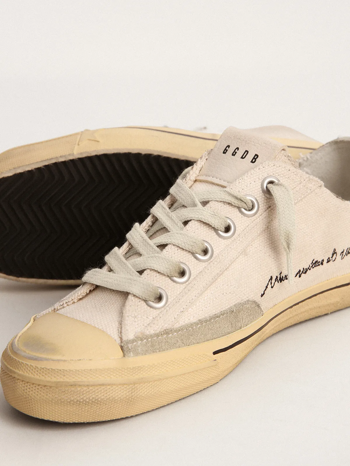 Men's V-Star LTD with black suede star and embroidered lettering