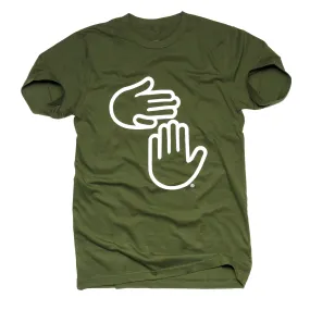 Michigan Hands Tee (Olive)