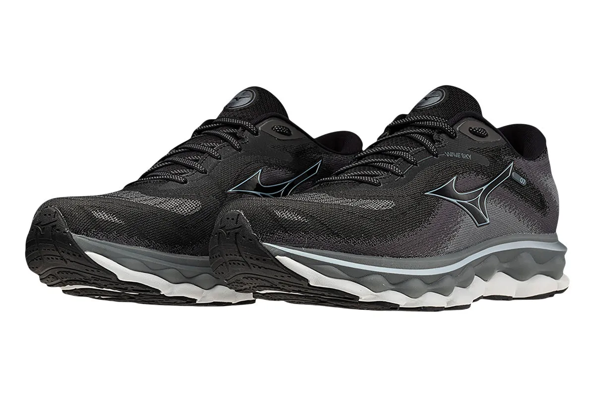 Mizuno Wave Sky 7 2E Black/Glacial Ridge/Stormy Weather Mens