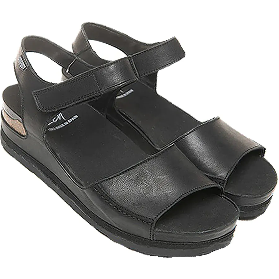 ON FOOT 203 PLATFORM SANDAL BLACK