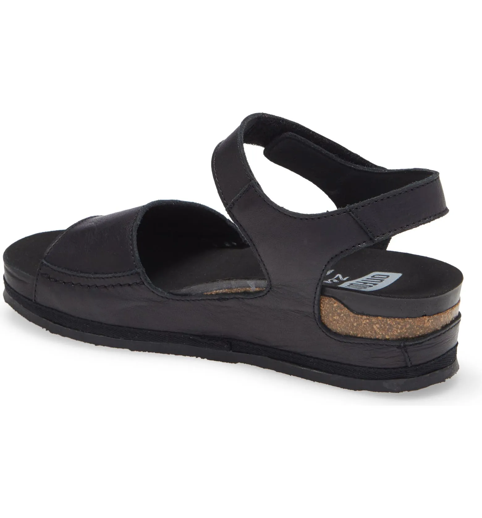 ON FOOT 203 PLATFORM SANDAL BLACK