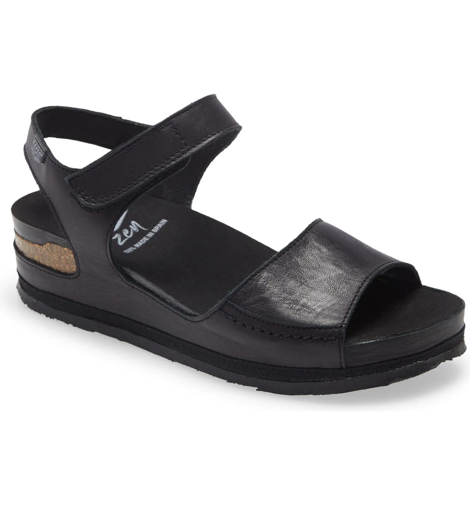 ON FOOT 203 PLATFORM SANDAL BLACK