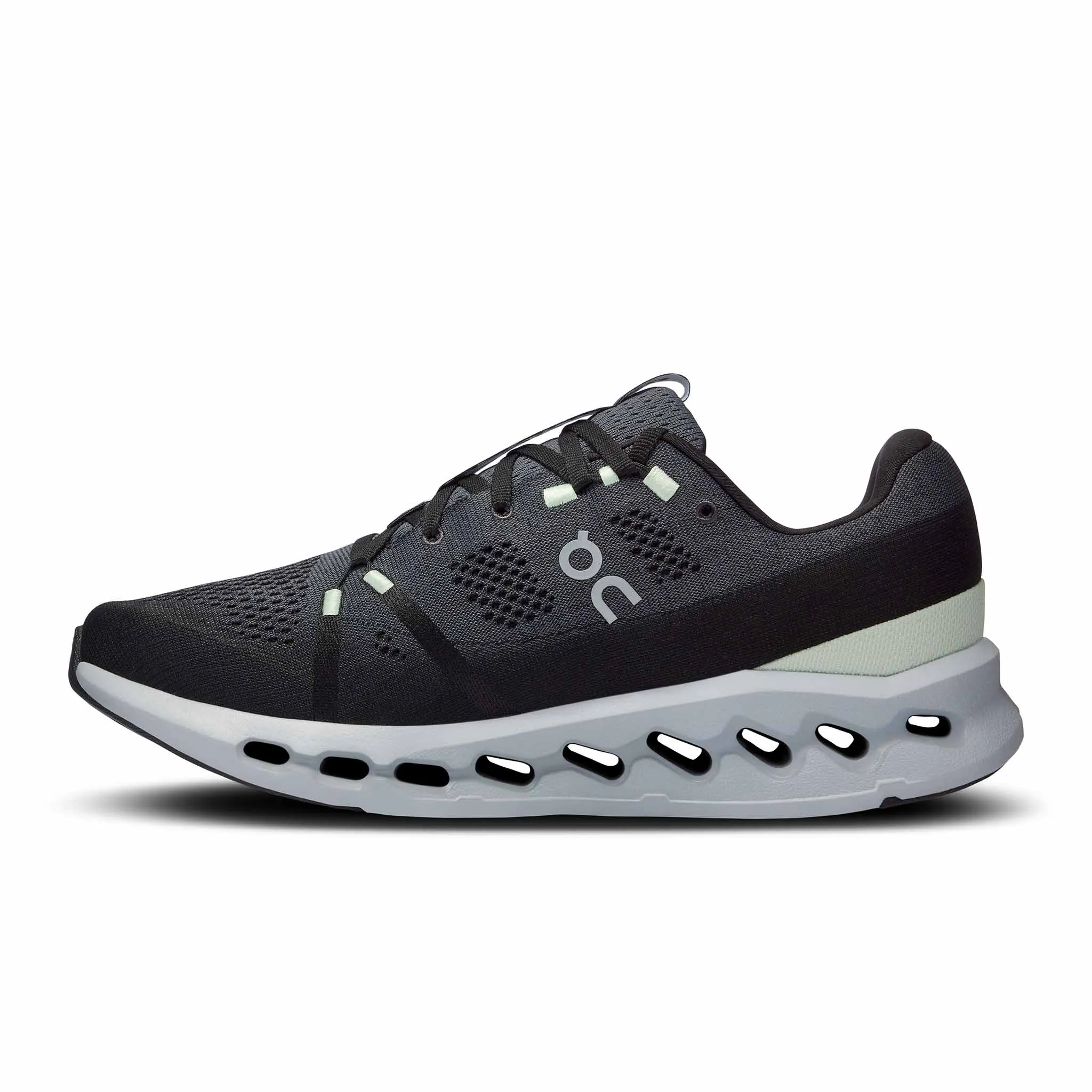 On | Men's Cloudsurfer Running Shoes - Iron/Glacier