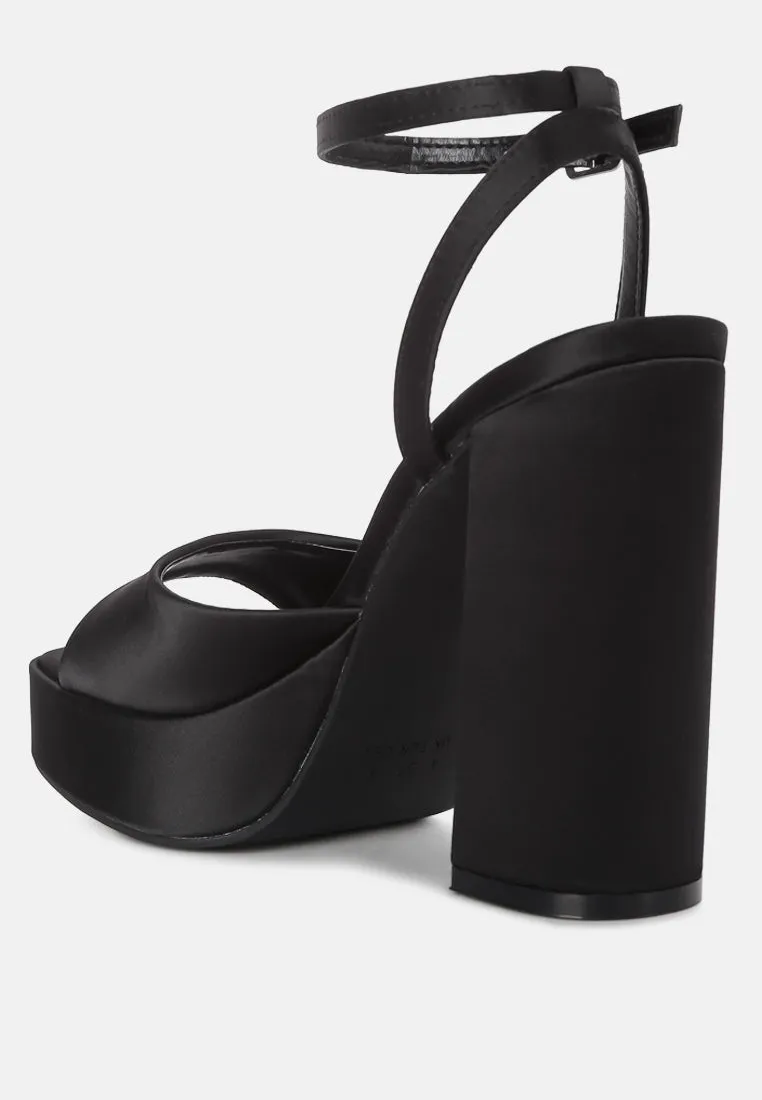 Platform Block Heel Sandals