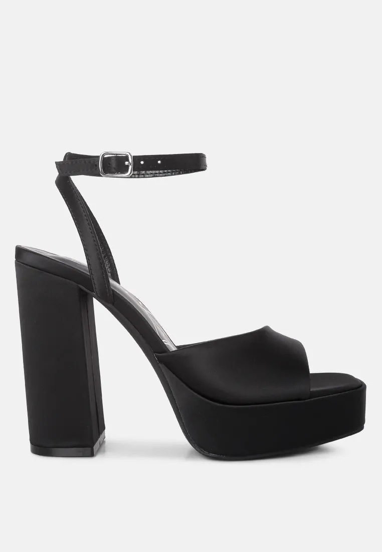 Platform Block Heel Sandals