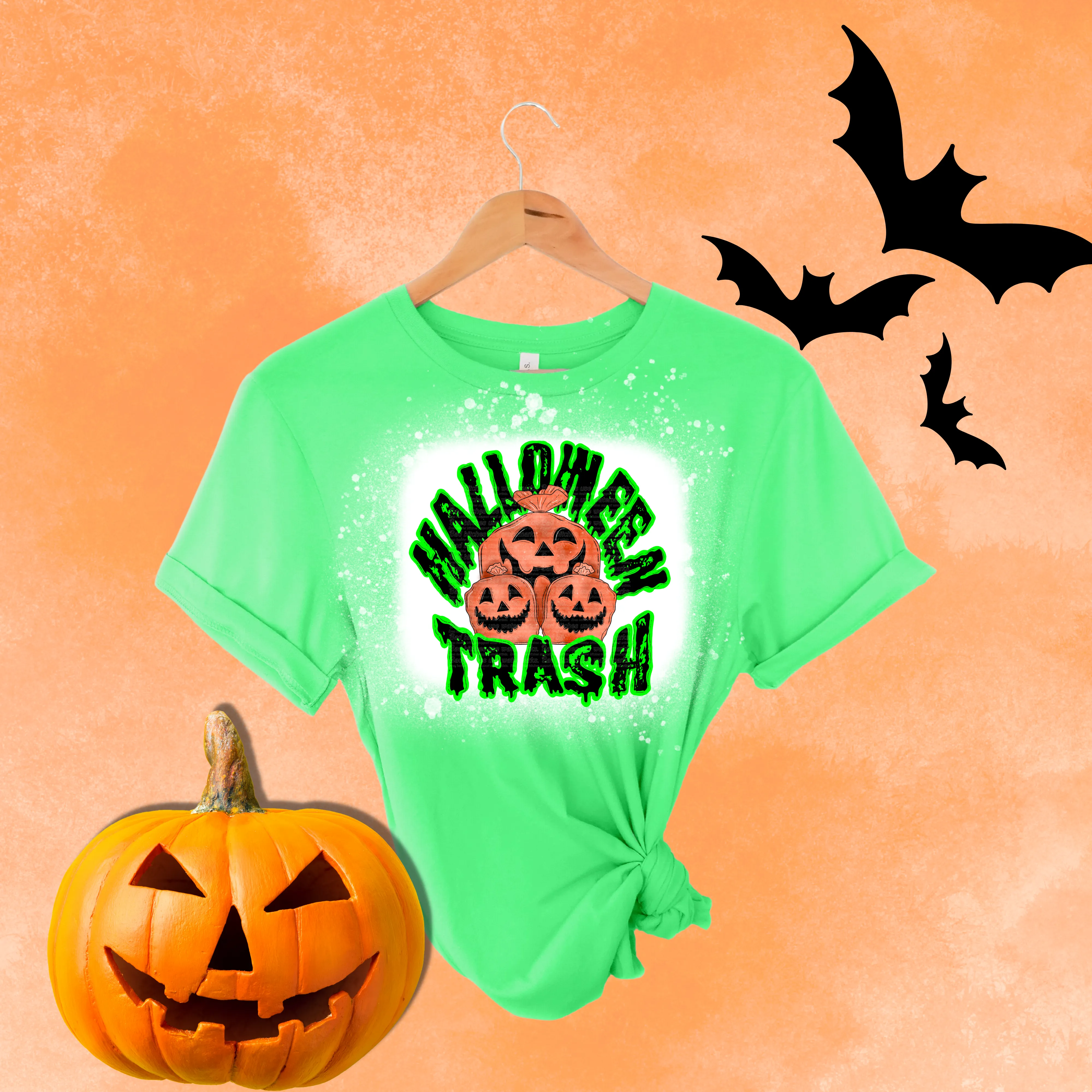 Pre-Order "Halloween Trash" Full Color DTF Tee Shirt