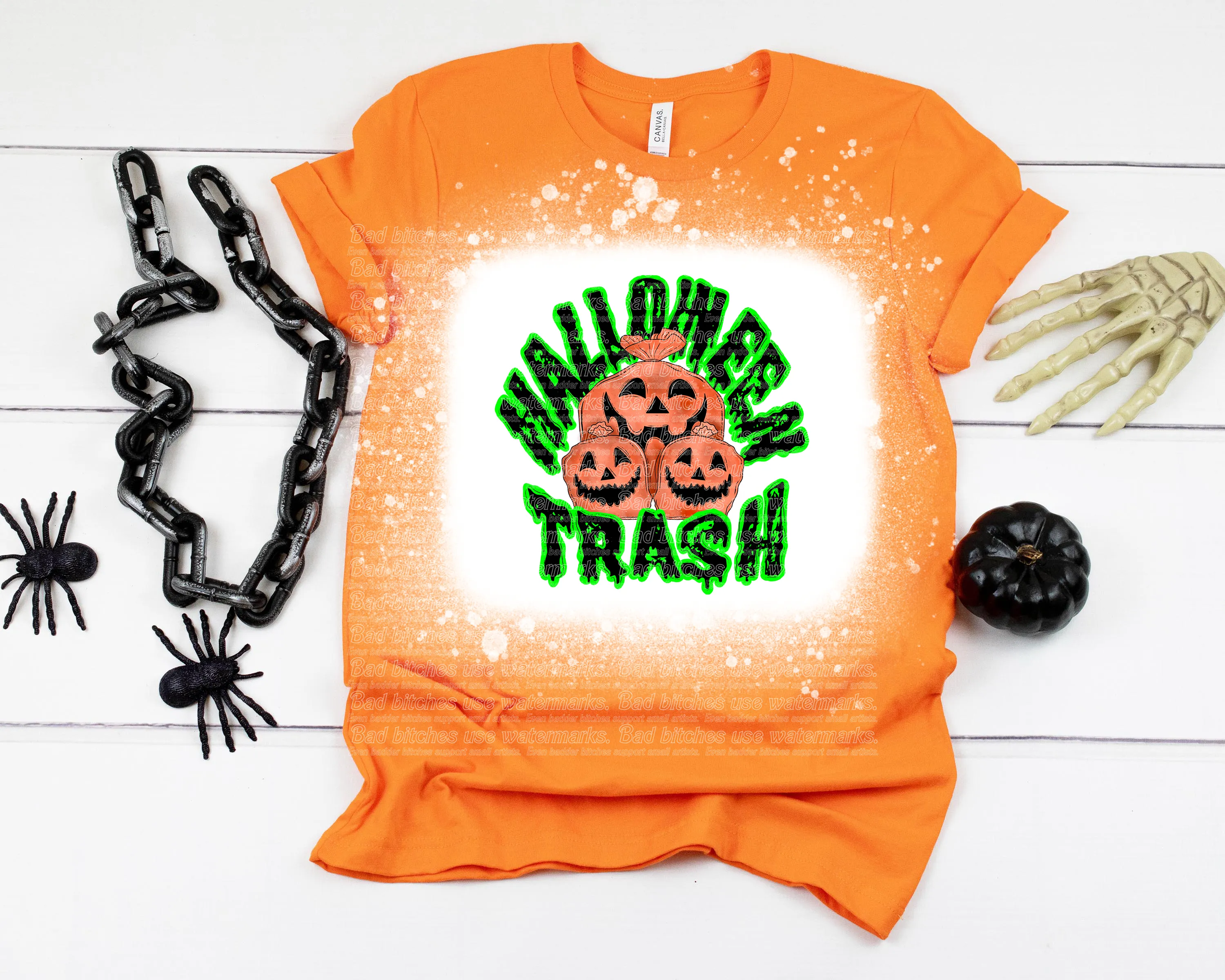 Pre-Order "Halloween Trash" Full Color DTF Tee Shirt