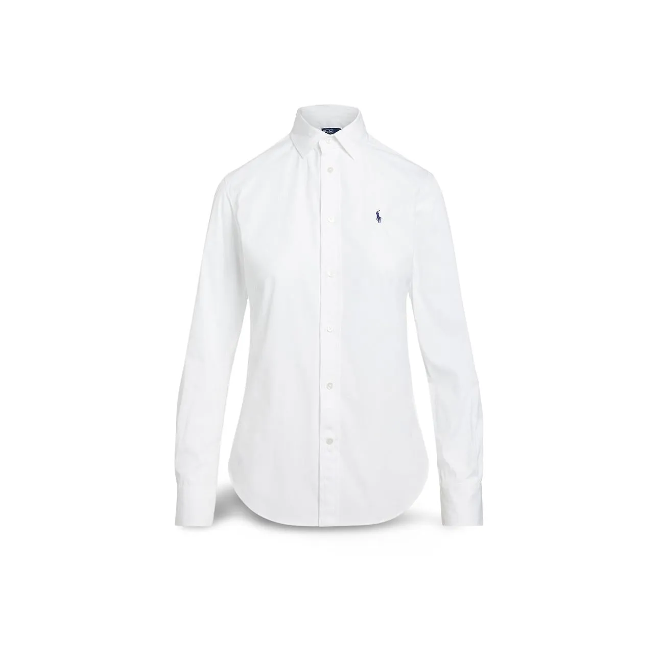 Slim Fit women's shirt in white cotton