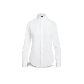 Slim Fit women's shirt in white cotton