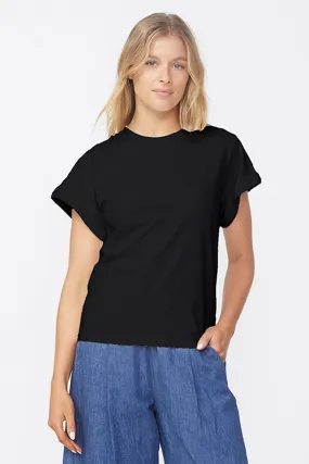 Stateside Cloud Jersey Oversized T-Shirt in Black