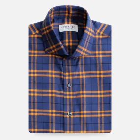 The Bright Orange Leavitt Flannel Custom Shirt